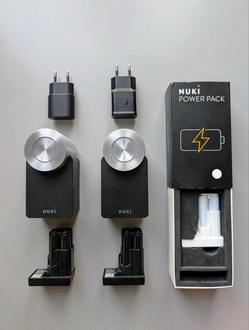 2x Nuki 3.0 Pro inclusief extra powerpack + 2 opladers, Doe-het-zelf en Verbouw, Hang- en Sluitwerk, Gebruikt, Overige typen, Overige materialen