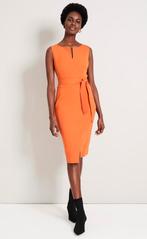 Phase Eight slanke jurk zacht oranje mooie accenten maat 40, Kleding | Dames, Jurken, Maat 38/40 (M), Verzenden, Nieuw, Oranje