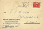 Rubberrol Drijfriemen Centrale, Arnhem - 10.1953 - briefkaar, Ophalen of Verzenden, Briefkaart