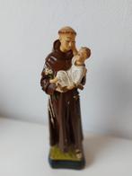 Twee religieuze beelden Sint Antonius en Sint Jozef kind Jez, Antiek en Kunst, Antiek | Religie, Ophalen of Verzenden