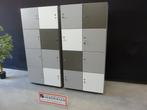 2 stuks 8-vaks locker / lockerkast / nette kluisjeskast hout, Ophalen of Verzenden, Gebruikt, Design