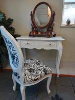 Kaptafel vintage met stoel spiegel, Ophalen, Zo goed als nieuw, Eén