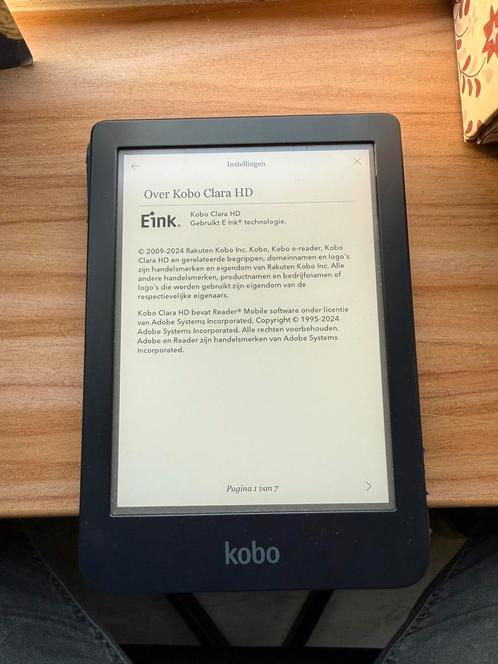 Kobo ClaraHD, Computers en Software, E-readers, Zo goed als nieuw, Ophalen of Verzenden