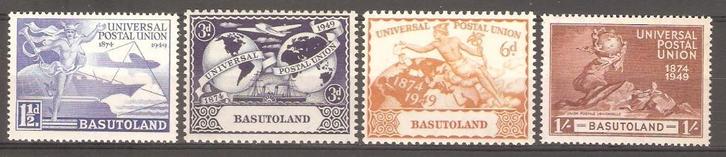 Basutoland PF SG 38-41 Omnibus 1949 UPU, Postzegels en Munten, Postzegels | Afrika, Postfris, Overige landen, Verzenden