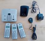 Telefoon 3x met antwoordapparaat, Ophalen of Verzenden, Zo goed als nieuw, 3 handsets