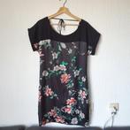 Steps zwarte jurk met bloemenpatroon maat 40, Kleding | Dames, Jurken, Nieuw, Knielengte, Maat 38/40 (M), Steps