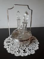 Menage set olie azijn mosterd peper zout compl. Art deco st., Ophalen of Verzenden