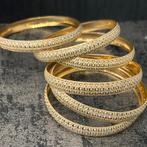 18 karaat gouden armbanden slavenarmbanden, Sieraden, Tassen en Uiterlijk, Armbanden, Ophalen of Verzenden, Nieuw, Goud