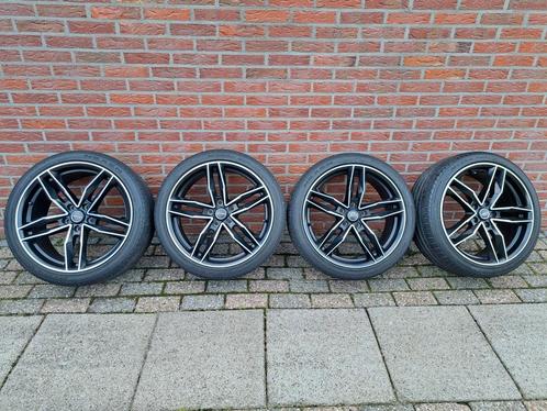 Mooie 19 inch lichtmetalen velgen en banden, Auto-onderdelen, Banden en Velgen, Band(en), Zomerbanden, 19 inch, Ophalen
