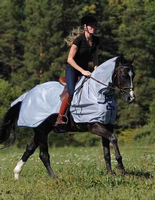 Nieuwe Bucas Buzz Off Riding vliegenrijdeken maat 185, Dieren en Toebehoren, Paarden en Pony's | Dekens en Dekjes, Zo goed als nieuw