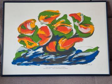 Zeefdruk in lijst / Beeldende kunst Maastricht 1996 beschikbaar voor biedingen
