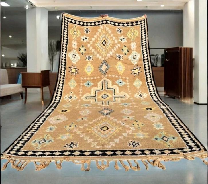 Beni mguild berber tapijt, marokkaans vloerkleed 398x207cm, Huis en Inrichting, Stoffering | Tapijten en Kleden, Nieuw, 200 cm of meer