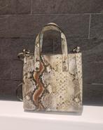H&M Handtas Slangenprint, Sieraden, Tassen en Uiterlijk, Tassen | Damestassen, Ophalen of Verzenden, Bruin, Handtas
