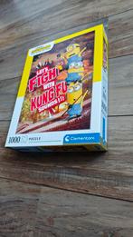 Puzzel 1000 stukjes Minions kinder puzzel, Ophalen of Verzenden, Meer dan 50 stukjes, Zo goed als nieuw, 6 jaar of ouder