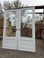 Set schuif / en-suite deuren met glas 211x165cm., Ophalen