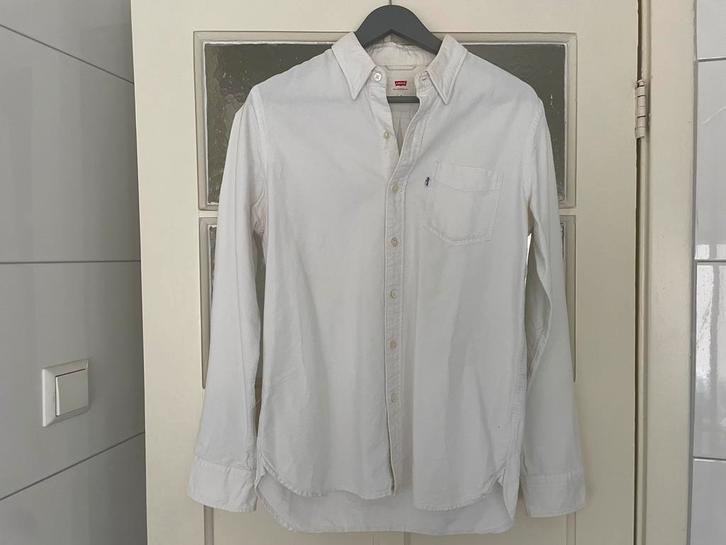 Levi’s overhemd wit (maat S), Kleding | Heren, Overhemden, Zo goed als nieuw, Wit, Ophalen of Verzenden