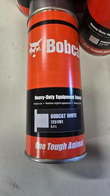 Bobcat originele spuitbus verf 400 ml wit Heavy Duty beschikbaar voor biedingen