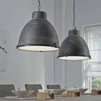 Hanglampen hanglamp 2l industry concrete dubbel kap, Huis en Inrichting, Lampen | Hanglampen, Ophalen of Verzenden, Nieuw
