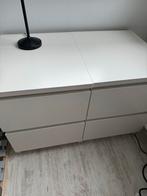 2 IKEA Malm Nachtkastjes -, Huis en Inrichting, Slaapkamer | Nachtkastjes, Ophalen, Zo goed als nieuw, Kunststof
