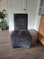 4 huiskamer stoelen op wieltjes, Huis en Inrichting, Stoelen, Ophalen, Gebruikt, Grijs, Vier