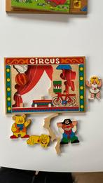 Vintage houten puzzel Simplex circus 29,5 x 20,5, Gebruikt, Ophalen of Verzenden