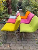 6x Ligne Roset Calin eetkamerstoelen, Ophalen, Metaal, Gebruikt, Overige kleuren