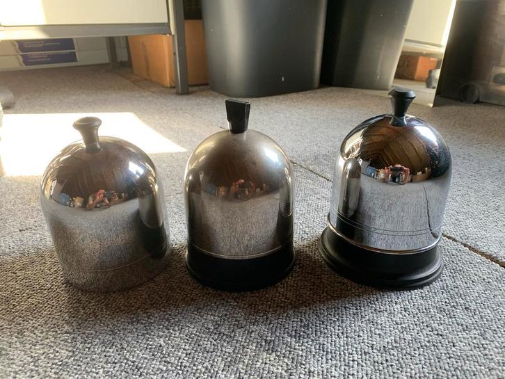 Vintage Metalen Sigarethouders  Set van 3, Antiek en Kunst, Antiek | Overige Antiek, Ophalen