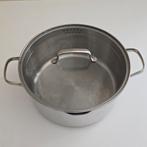 Masterchef Multisteamer met glazen deksel 3-delig — zgan, Huis en Inrichting, Kookpan of Snelkookpan, Ophalen of Verzenden, Zo goed als nieuw