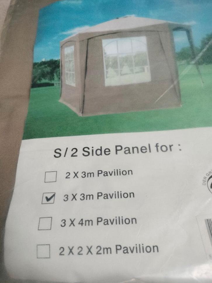 Paviljoen tent  3x3  Teflon en PVC Coating  (Nieuw ), Tuin en Terras, Partytenten, Nieuw, Paviljoen, Minder dan 5 meter, Minder dan 4 meter