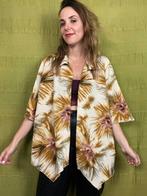 Vintage oversized blouse / vest / kimono- print, Kleding | Dames, Vintage, Ophalen of Verzenden, Gedragen, Maat 42/44 (L)