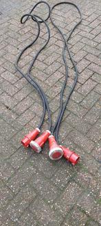 CEE stekker 5 polig 32A H07 RN-F 5G6 5 meter, Doe-het-zelf en Verbouw, Ophalen of Verzenden, Gebruikt, Kabel of Snoer