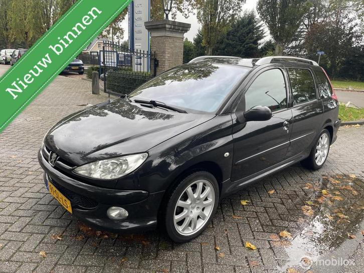 Peugeot 206 SW 1.6-16V Air-line 3. AIRCO - NETTE NL AUTO, Auto's, Peugeot, Bedrijf, Te koop, ABS, Airbags, Airconditioning, Boordcomputer