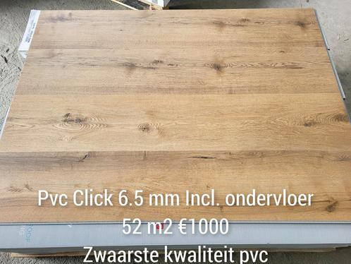 Pvc Click Pvc Klik Gold Oak - 52 m2 (Nieuw), Huis en Inrichting, Stoffering | Vloerbedekking, Nieuw, Laminaat, 75 m² of meer, Ophalen of Verzenden