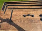 Steigerbuis zwart 21mm met koppel / hoekjes en voetjes, Doe-het-zelf en Verbouw, Ophalen, Zo goed als nieuw, 100 tot 250 mm, Overige typen