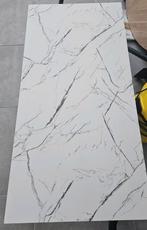Salontafel marmerlook, Huis en Inrichting, Tafels | Salontafels, Gebruikt, 50 tot 100 cm, Minder dan 50 cm, Rechthoekig