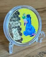 Iejoor 24kt goud vergulde munt +standaard, Verzamelen, Ophalen of Verzenden, Winnie de Poeh of vrienden, Nieuw, Overige typen