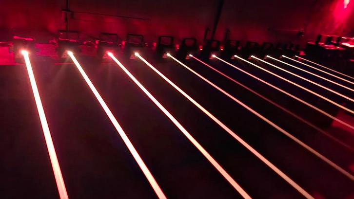 10 Mini Fatbeam RGB Lasers - DMX, Powercon, Full Colour, Muziek en Instrumenten, Licht en Laser, Nieuw, Laser, Ophalen