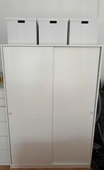 IKEA KLEPPSTAD Kledingkast - Wit - Nette Staat, Huis en Inrichting, Ophalen, Kunststof, Gebruikt, 100 tot 150 cm