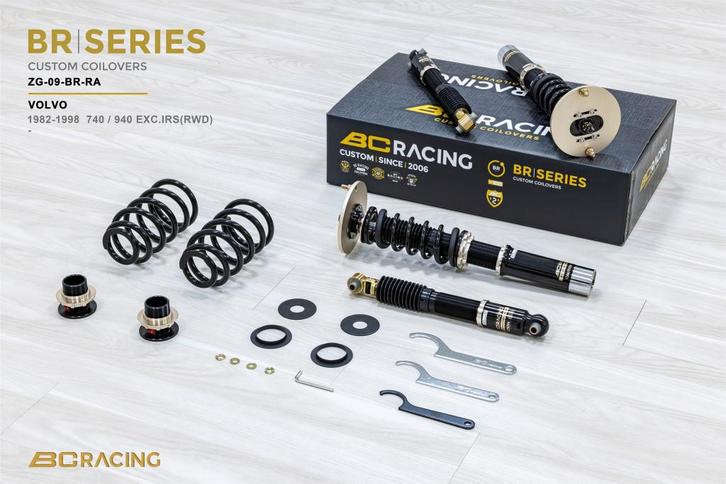 BC Racing BR-RA serie schroefset - Volvo 740 940 82-98 RWD, Auto diversen, Tuning en Styling, Ophalen of Verzenden