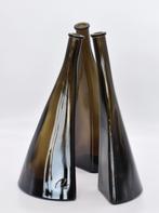 Zeldzame Sculpturale Art Glass Vaas O. Frey & Co Paco, MCM, Ophalen of Verzenden