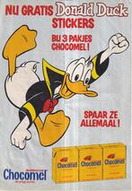 Retro reclame 1984 Nutricia Chocomel frisdrank stickers, Overige typen, Ophalen of Verzenden