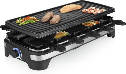 Princess gourmetstel XL - raclette 10 personen | 49x21CM, Witgoed en Apparatuur, Gourmetstellen, Zo goed als nieuw, 8 personen of meer