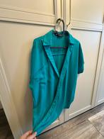 Zara overslag top wikkel blouse tops chiffon M, Kleding | Dames, Blouses en Tunieken, Maat 38/40 (M), Blauw, Zara, Nieuw