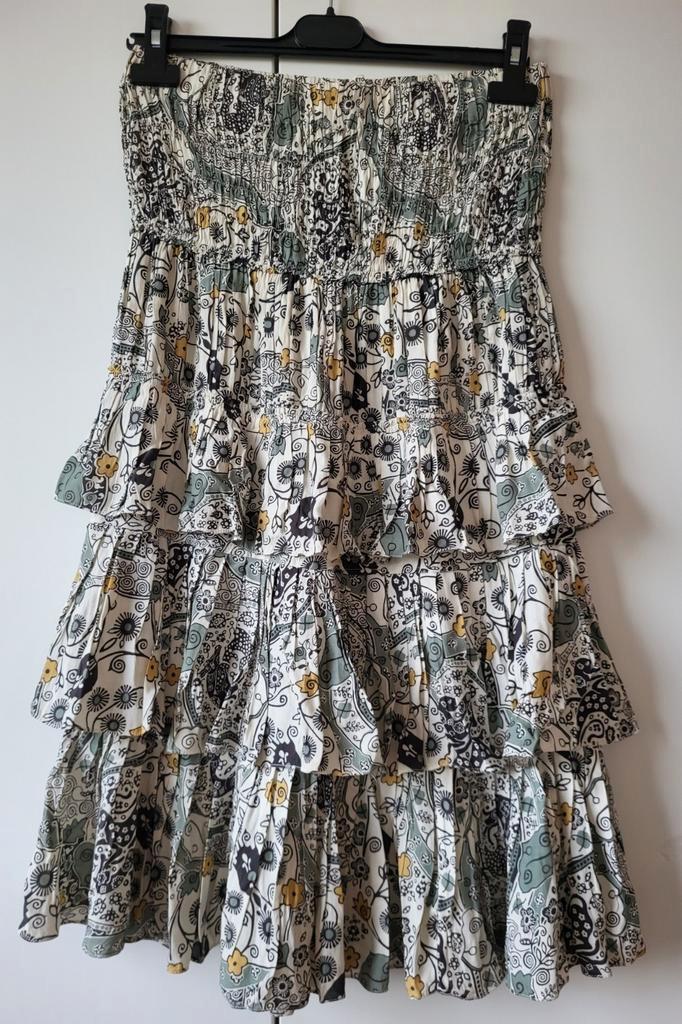 Isabel Marant midi stroken rok maat 34/36 Lonneke Nooteboom, Kleding | Dames, Rokken, Nieuw, Maat 36 (S), Overige kleuren, Boven de knie
