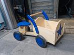 Houten loopfiets met karretje, Ophalen of Verzenden, Gebruikt, Duw- of Trekspeelgoed
