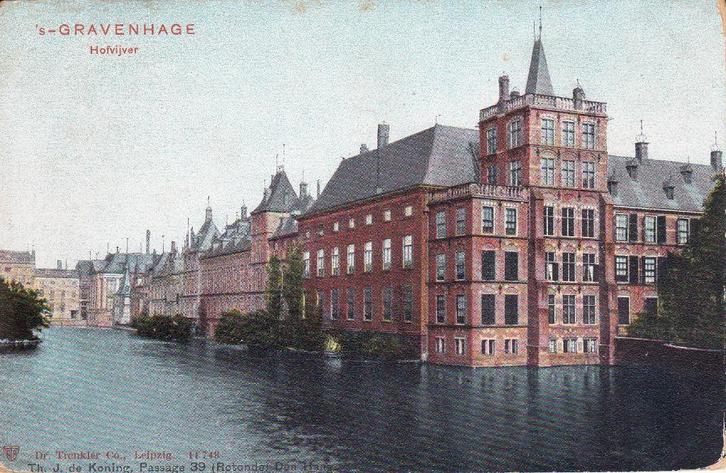 00304 's Gravenhage - Hofvijver, Verzamelen, Ansichtkaarten | Nederland, Ongelopen, Zuid-Holland, Voor 1920, Verzenden