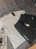 Under Armour Short Set Grijs M/L | Reflective Details, Kleding | Heren, Sportkleding, Maat 52/54 (L), Under Armour, Nieuw, Ophalen of Verzenden