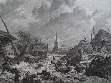 ets instorten huizen en omkomen mensen Erichem 1809 Vinkeles beschikbaar voor biedingen