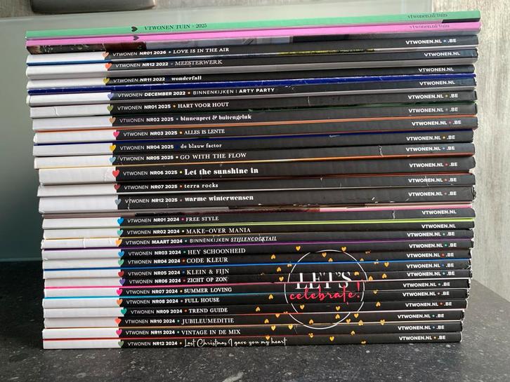 VT Wonen Tijdschriften Collectie, Boeken, Tijdschriften en Kranten, Gelezen, Overige typen, Ophalen