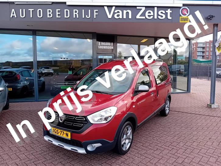 Dacia Dokker 1.3 TCe Stepway, Airco, Multimediasysteem, Navi, Auto's, Dacia, Bedrijf, Te koop, Dokker, ABS, Achteruitrijcamera